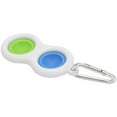 thumbnail image 1 of Simple   Toy, Portable Stress Relief Silicone Handheld Mini Keychain Early Education Brain Teaser Push Bubble Sensory Keychain Toy For Students And Adults, 1 of 8