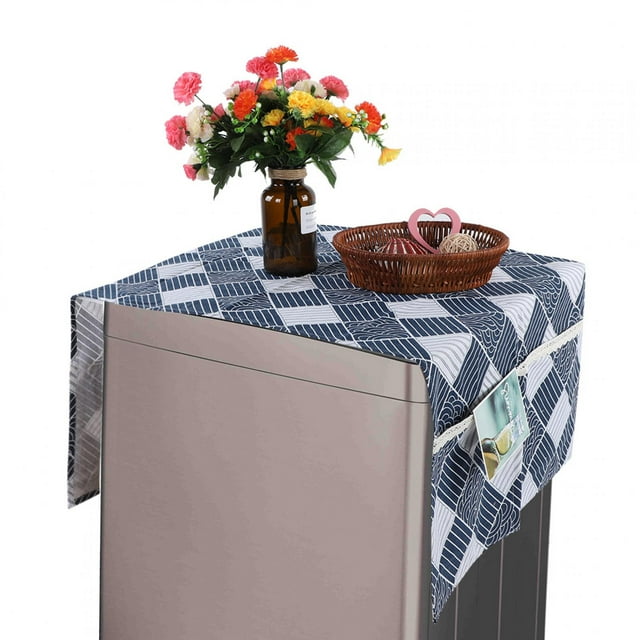 Sonew Fridge Cover, Refrigerator Top Cover,Fridge Dust Proof Cover Multi-Purpose Washing Machine Top Cover