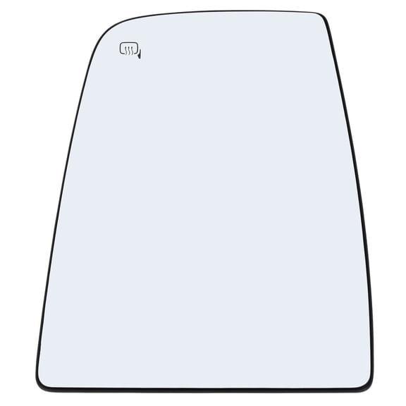 Rugged TUFF Driver Side Upper Towing Mirror Glass Replacement for 15-23 Ford Transit 150 250 350 HD (Heated Defrost)