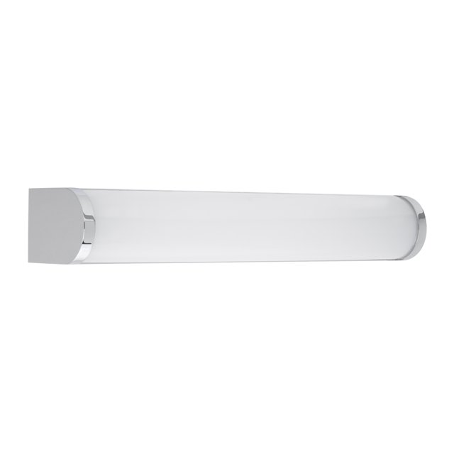 Estevez Luminario LED lineal Lungo 30 cm sobreponer muro 9.3 Watts, 3000K, Color cromo