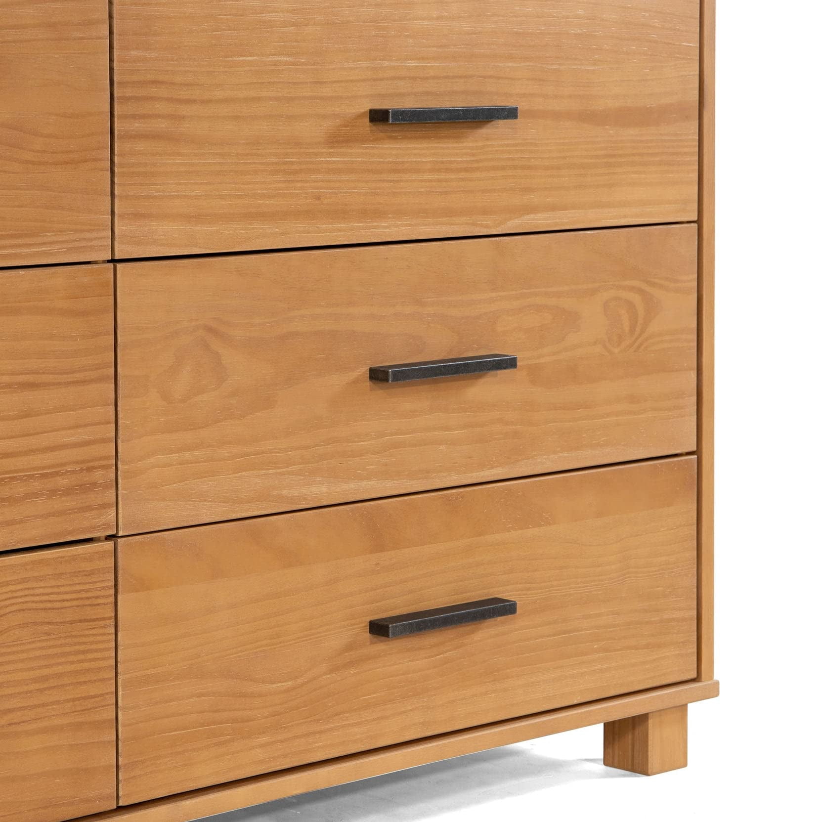 Grain Wood Furniture Loft 6-Drawer Dresser, Solid Wood with Acacia Finish