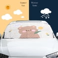 thumbnail image 5 of Windshield Cover For Ice And Snow,Car Front Glass Snow Shield Snow Cover Winter Window Frost Cover Car Decorative Cute Fashion, 5 of 8