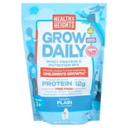 Healthy Heights Grow Daily, Whey Protein & Nutrition Mix, for Kids 3+, Plain, 21.7 oz (616 G)