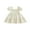 Ivory, variant on BemeyourBBs Toddler Baby Girl Summer Smocked Dress Little Girls Princess Birthday Baptism Wedding Party Dress Solid Color Short Puff Sleeve Square Neck A-line Dresses