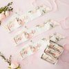Ginger Ray Floral bachelorette Party Rose Gold Foiled Team Bride Sashes 6 Pack