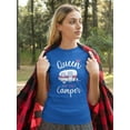 thumbnail image 2 of Queen Of The Camper T-Shirt Women -Smartprints Designs, Female Large, 2 of 4