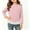 Pink, variant on Cethrio Girls Long Sleeve Tops Size 10-12, Crew Neck Casual Pullover Knitted Kids Fall Undershirts Pink