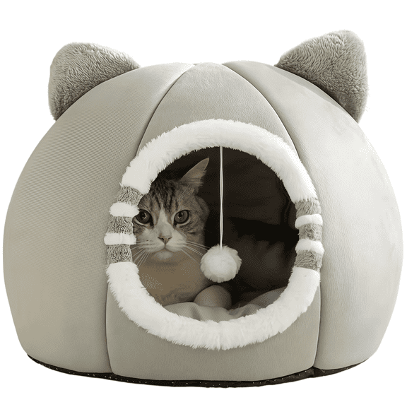 Deep Sleeping Cat Bed Cave Nest With Soft Mat Bed For Cats Pet Products Bag Sofa Pet House Dog Basket Tent Bearded Cama Para