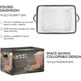 thumbnail image 2 of Coolnut Movie Theater Popcorn Foldable Storage Basket for Shelves, Collapsible Waterproof Sturdy Fabric Storage Bin with Handles, Canvas Storage Cube for Organizing Shelf 2PCS Home Decor, 2 of 7