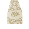 thumbnail image 4 of MKHERT flower beige Table Runner for Kitchen Wedding Party Home Decor 16x72 inch, 4 of 4
