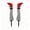 Red, variant on Green Glitter Witch Legs Yard Stakes Halloween Decorations With Striped Stockings For Outdoor Garden