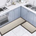 thumbnail image 4 of Twill Kitchen Mat Kitchen Rugs Set of 2 Kitchen Rugs and Mats Non Skid Washable Kitchen Floor Rugs for in Front of Sink Heavy Duty Standing Mat Kitchen mats for Floor Countertop Fridge Indoor Grey, 4 of 5