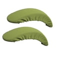 thumbnail image 3 of 2 Fundas Blandas para Brazos Soledad Verde Silla de oficina Cubierta de reposabrazos, 3 of 7