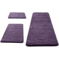 thumbnail image 2 of 3 Piece Bathroom Rug Set, 47 Inch Memory Foam Bath Mat Set, Soft Plush Absorbent Non Slip Floor Mats, Machine Washable Bathroom Rugs for Laundry Room Living Room Bedroom Home, 2 of 6