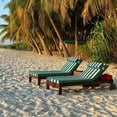 thumbnail image 7 of DTTRA Chaise Lounge Cushions Outdoor, 80 x 26 x 3 Inch, Waterproof Lounge Chair Cushion for Outdoor Furniture, Patio Lounger Pads with Removable Cover Ties Pillow for Pool, Garden Loungers, 7 of 7