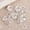 Clear AB, variant on U8MO 10pcs 12mm Rondelle Drum Crystal Glass Faceted Loose Beads for Jewelry Making-Amber Gold