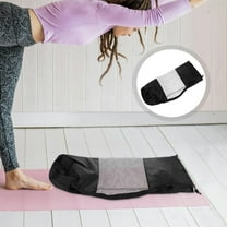 OUNONA 2 Pcs Stylish Yoga Mat Tote Bag Cloth Drawstring Yoga Mat Carrier Large Capacity Yoga Mat Storage Bag Simple Yoga Mat Carrier