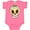 Hot Pink, variant on Inktastic Smiling Sugar Skull for Day of the Dead Boys or Girls Baby Bodysuit