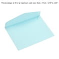 thumbnail image 4 of Mini Sobres 60 Paquetes Papel En Blanco Unique Bargains Luz Azul, 4 of 6
