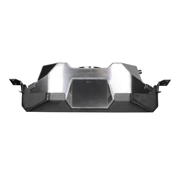 Motobilt Rear Fuel Tank with Brushed Alloy Steel Skid Plate for 2007-2011 JKJKU