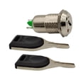 thumbnail image 1 of Interruptor de llave electrónico de metal con 2 llaves, portátil, práctico, multifuncional, cómodo y resistente, cerradura para teléfono de 12 mm, 2, 1 of 8