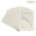 thumbnail image 2 of Winter Suede Acid Free 12x16 Picture Frame Mats with White Core Bevel Cut for 11x14 Pictures - Fits, 2 of 4