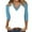 Sky Blue_02621, variant on Womens Raglan Shirts 3/4 Sleeve V Neck Baseball Jersey Color Block Cute Tops for Women Summer Fall Blouses for Women