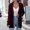 Wine, variant on Sentmoon Womens Lightweight Jackets Oversized V Neck Long Sleeve Womens Cardigan Button up Loose Knitted Sweater Blazer for Women 2025 Fall and Winter for Wedding Guest Sweater Red S