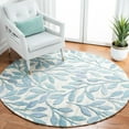 thumbnail image 2 of SAFAVIEH Southampton Angel Floral Area Rug, Blue, 6' x 6' Round, 2 of 8