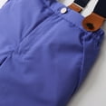 thumbnail image 6 of Usaibhir Baby Toddler Boys Girls Elastic Windproof Down Pants Lightweight Warm Snow Suspender Pants 2-6T, 6 of 11
