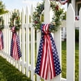 thumbnail image 6 of IFRINID Patriotic Decorative Ribbon Bow, Red White and Blue Holiday Wreath Accent for Front Door, Porch and Independence Day Decor, 6 of 7