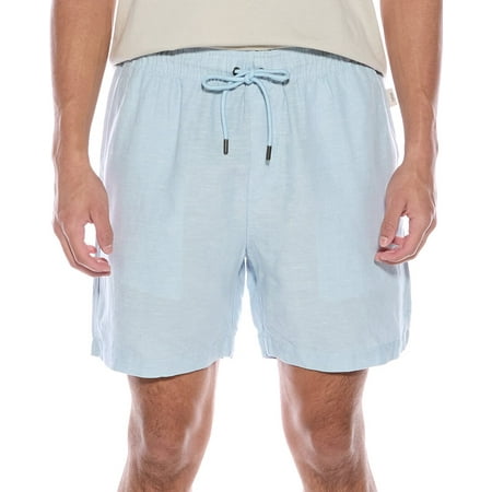 Onia mens Air Linen-Blend Pull-On Short, XL, Blue