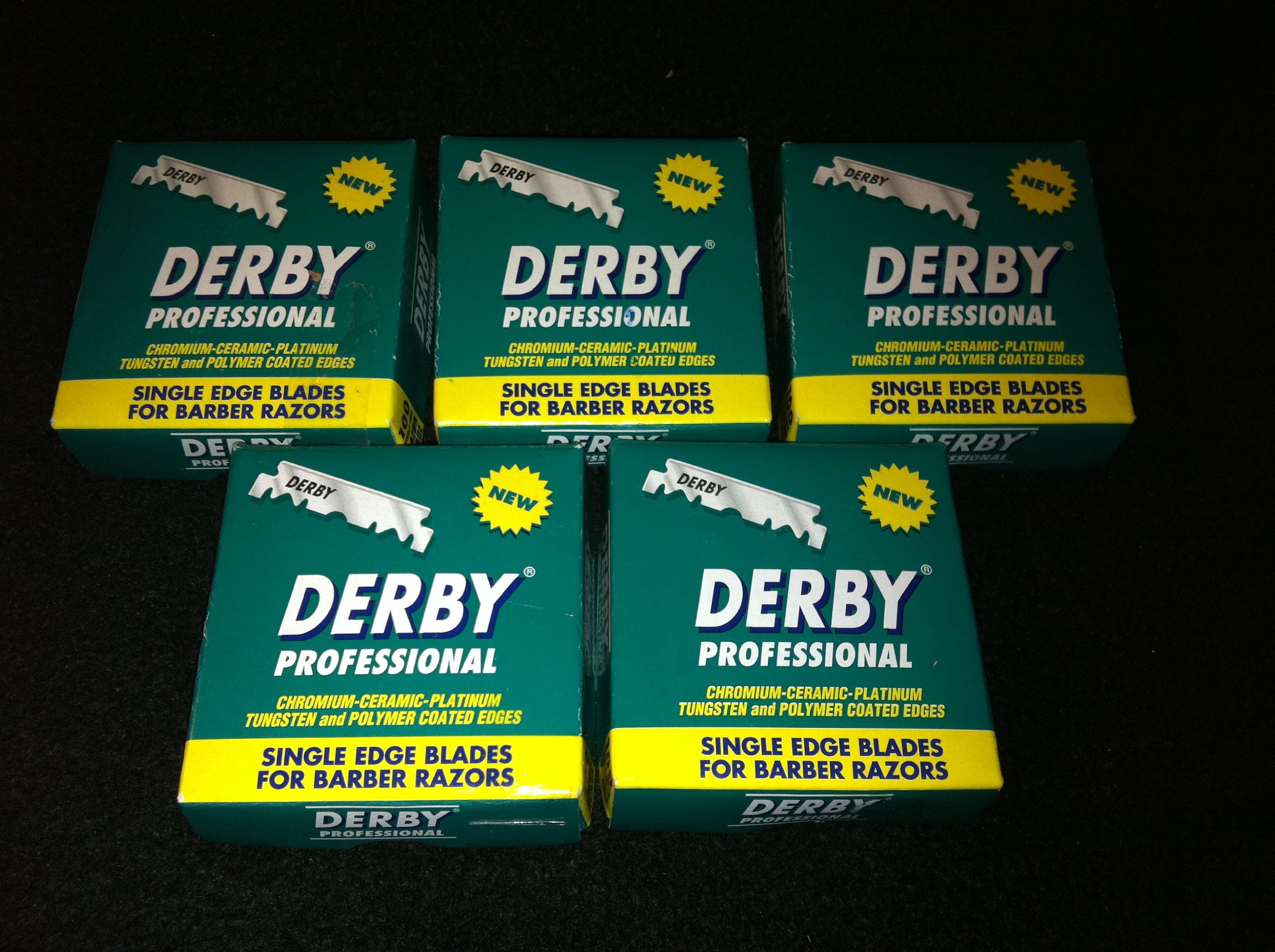 500 "Derby Professional" Single Edge Razor Blades for straight razor