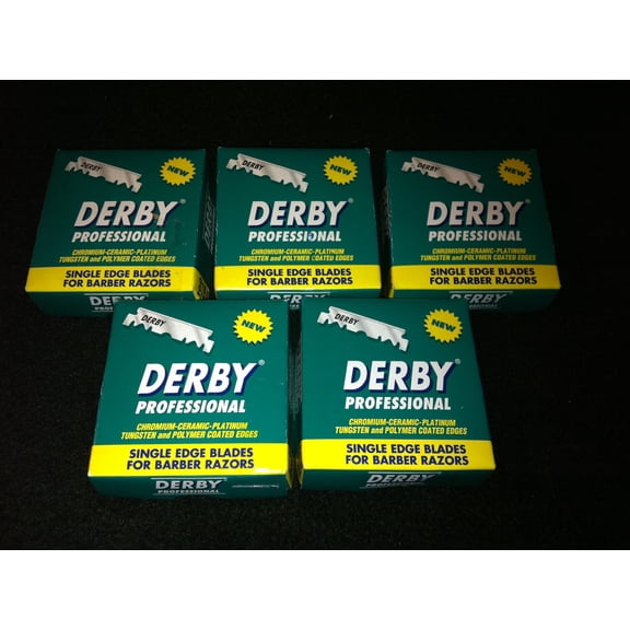 500 Derby Professional Single Edge Razor Blades for straight razor