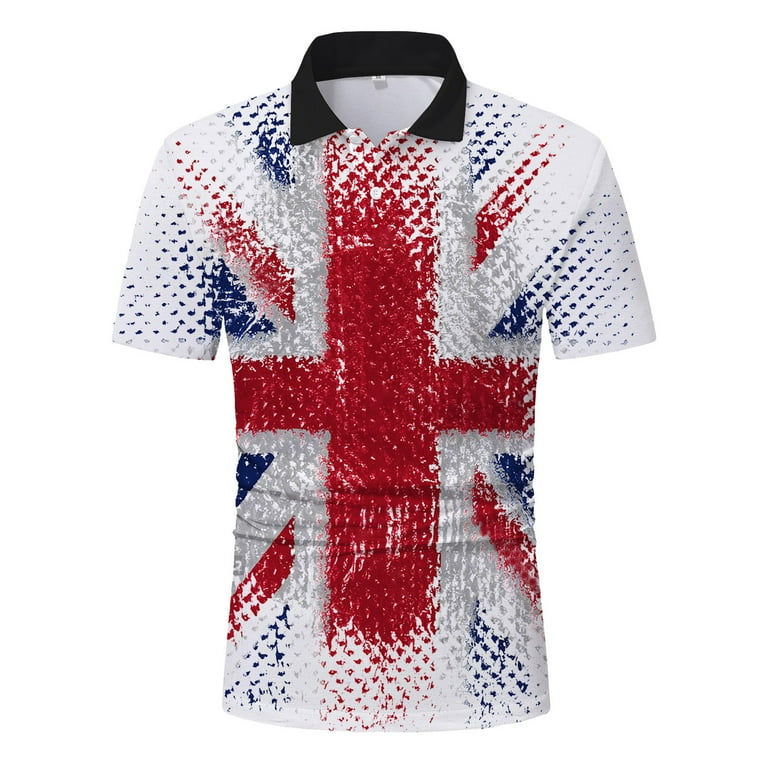 Union jack polo shirt cheap mens