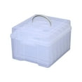 thumbnail image 2 of Caja de almacenamiento de fotos Contenedores de almacenamiento de fotos Separación Caja de mantenimiento de fotos Caja de almacenamiento de artesanía Transparente, 2 of 8