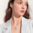 thumbnail image 2 of Ocean Wave Necklace for Women Sterling Silver Abalone Shell Ocean Jewelry Gifts for Women, 2 of 10
