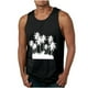 thumbnail image 1 of Camisetas de Tanque de los Hombres Tanque de los Hombres Incolor Gradiente de Impresión Cuello Redondo Correa Delgada Fuga Atrás Regular Casual Deportes Blusas de Tanque, 1 of 5