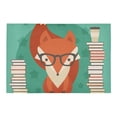 thumbnail image 2 of MKHERT Fox With Books Doormat Rug Home Decor Floor Mat Bath Mat 23.6x15.7 inch, 2 of 3