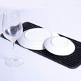 thumbnail image 3 of Estera Para Secar Platos,Estera De Secado De Silicona Buenas Esteras De Secado Grandes Para Cocina,Estera Resistente Al Calor,Estera Para Tazones De Vajilla-Fácil De Limpiar-47x30cm, 3 of 5