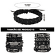 thumbnail image 2 of 10pzs Pulseras Para Hombre De Cuero Piel Brazalete Regalo Xtellar negro, 2 of 4