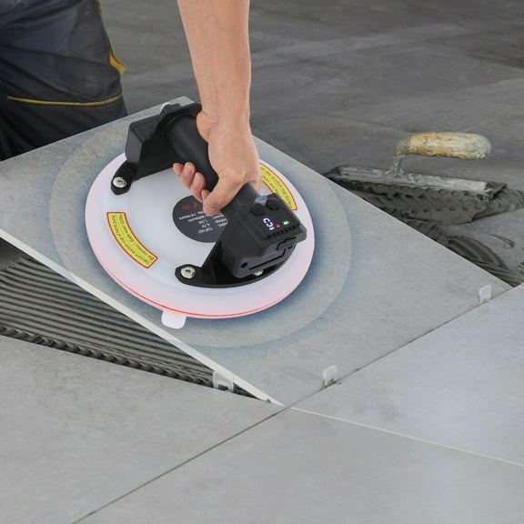Electric Vacuum Suction Cup for Glass Tile Suction Heavy Lifting, with Remote