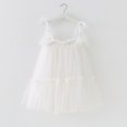 thumbnail image 1 of Vestido informal de verano para niñas, ropa de tul con lentejuelas y ala grande, trajes bonitos para niños, princesa, boda, fiesta, regalo, disfraz 130 (5-6T) Gao Jinjia LED, 1 of 2