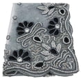 thumbnail image 3 of SARO LIFESTYLE Irena Collection Hand Beaded Tablecloth, 40", Black, 3 of 4