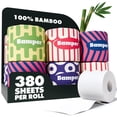 thumbnail image 1 of Papel higiénico Bamper, 3 capas, 380 hojas, 100% bambú, 12 rollos, 1 of 6
