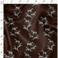 thumbnail image 3 of Soimoi Pure Silk Red Fabric - By the Yard - 42 Inch Wide - Animal Pattern Textile - Whimsical Jungle Fabric for Craft Projects Printed Fabric, 3 of 6
