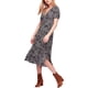 thumbnail image 1 of Free People Vestido Midi Buscando Amor para Mujer, Negro, 4, 1 of 1