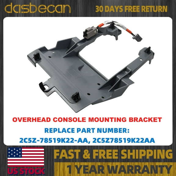 Dasbecan Overhead Console Mounting Bracket For Lincoln Aviator Ford Explorer 2002-2008 2C5Z-78519K22-AA 2C5Z78519K22AA