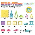 thumbnail image 3 of Contixo Kids Magnetic Building Tiles - 150 PCs 3D STEM Blocks for Ages 3+, 3 of 11