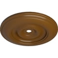 thumbnail image 3 of 44 1/2"OD x 4"ID x 4 "P Classic Ceiling Medallion (Fits Canopies up to 8 1/4"), Hand-Painted Smokey Topaz, 3 of 6
